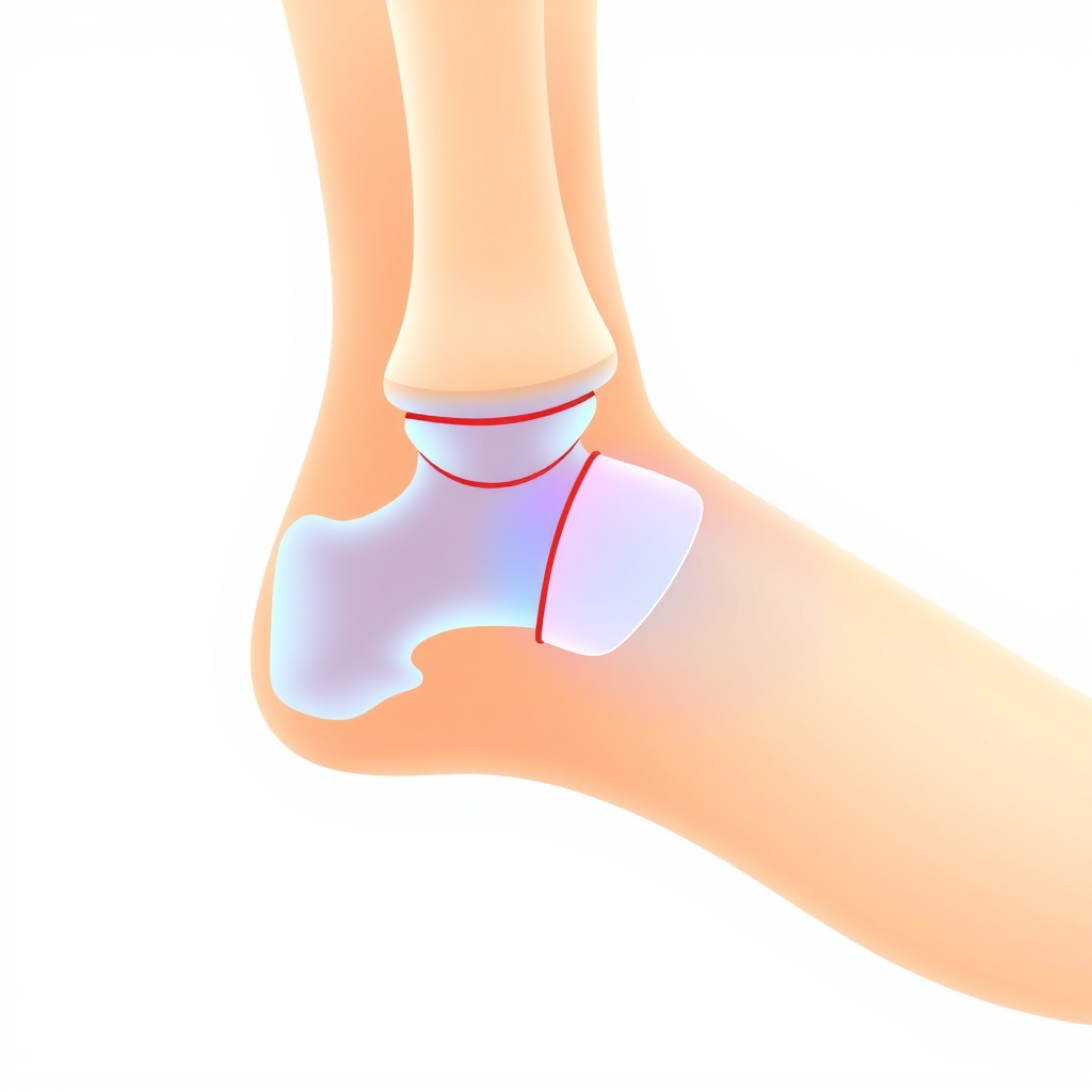 Illustration of an ankle sprain — Sharma Foot & Ankle Specialist, Plano TX