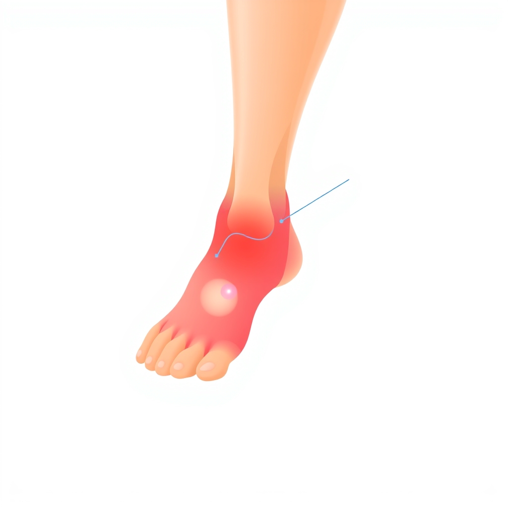Illustration of a sports foot and ankle injury — Sharma Foot & Ankle Specialist, Plano TX